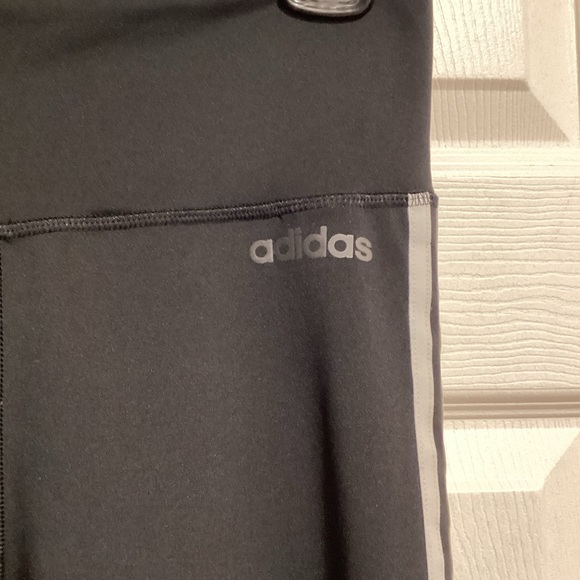 adidas Climalite 3-Stripe Leggings, Size M - Picture 2 of 11